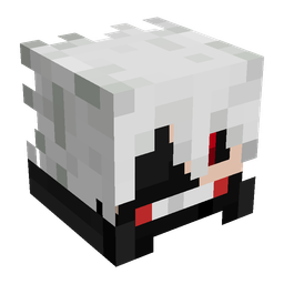 Black skin: head render