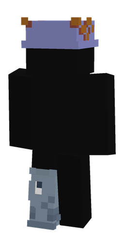 Black skin: body, back render