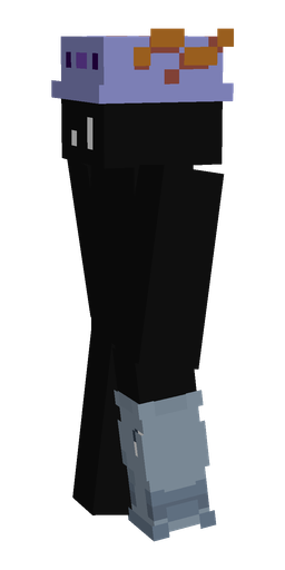 Black skin: body, left side render