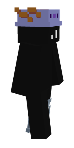 Black skin: body, right side render