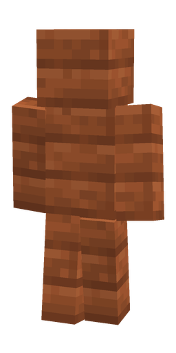 Brown skin: body, back render