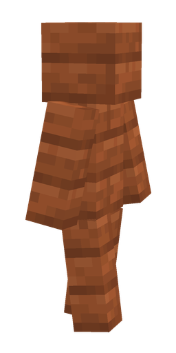 Brown skin: body, right side render