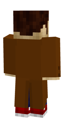 Blue skin: body, back render
