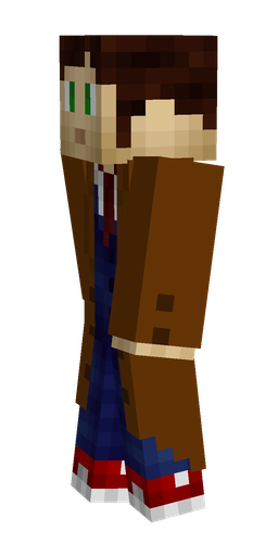 Blue skin: body, left side render