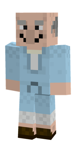 Blue skin: body, front render