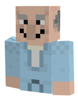 Blue skin: bust render