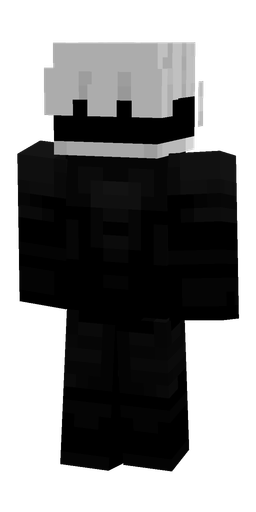 Black skin: body, back render
