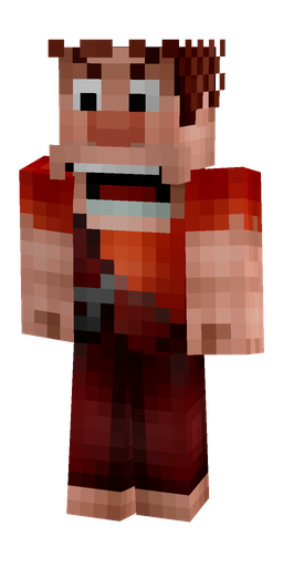 Black skin: body, front render