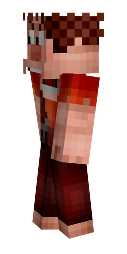 Black skin: body, left side render