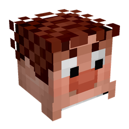 Black skin: head render