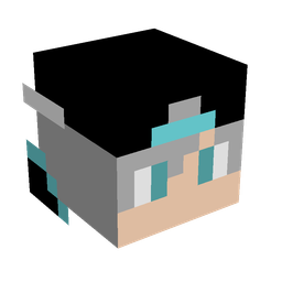 Black skin: head render