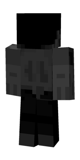 Black skin: body, back render