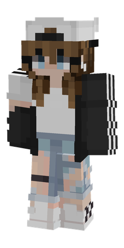 Black skin: body, front render