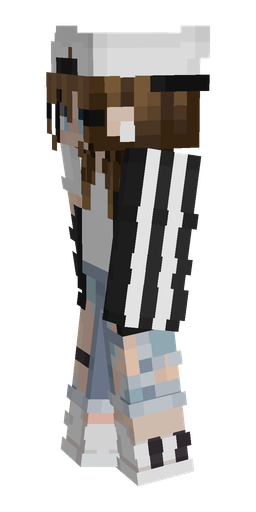 Black skin: body, left side render