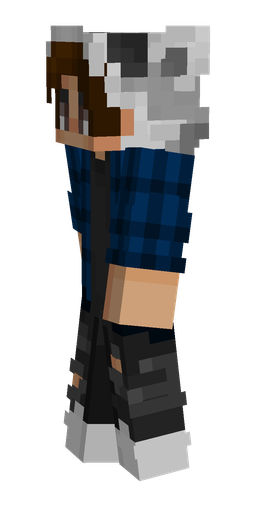 Black skin: body, left side render