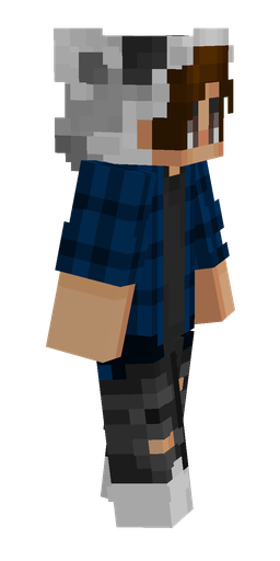Black skin: body, right side render