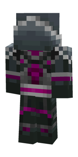 Black skin: body, back render
