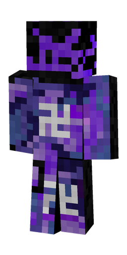 Black skin: body, back render