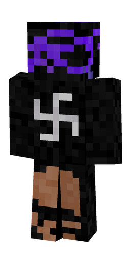 Black skin: body, front render
