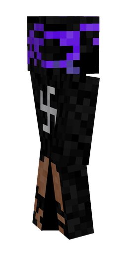 Black skin: body, left side render