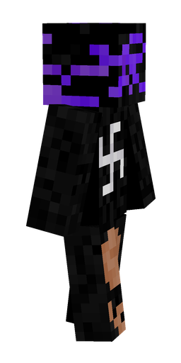 Black skin: body, right side render