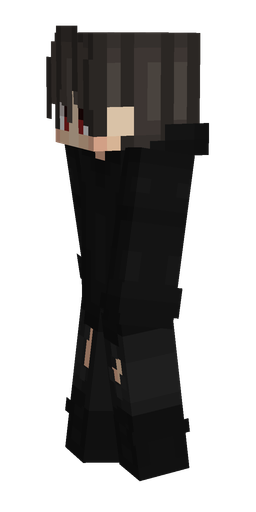 Black skin: body, left side render