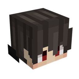 Black skin: head render