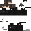 Black skin: raw texture render