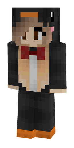Black skin: body, front render