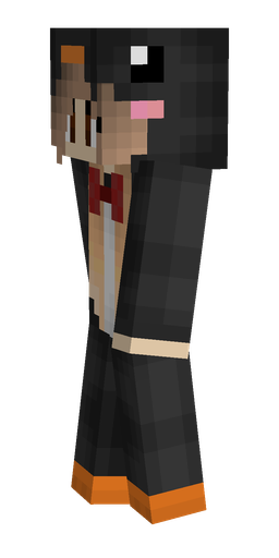 Black skin: body, left side render