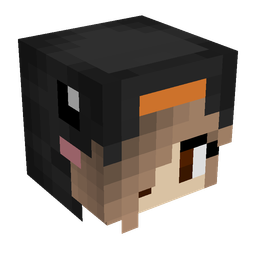 Black skin: head render