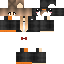 Black skin: raw texture render