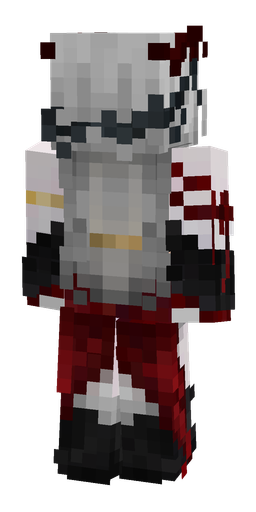 Black skin: body, back render