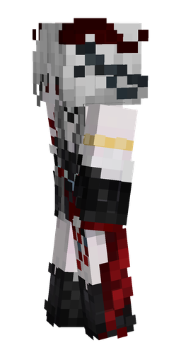 Black skin: body, left side render