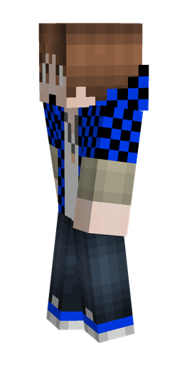 Black skin: body, left side render