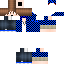 Black skin: raw texture render