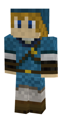 Blue skin: body, front render