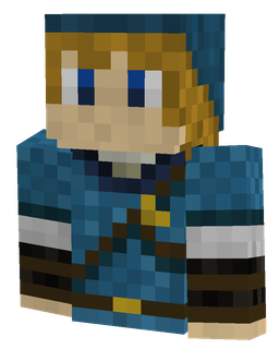 Blue skin: bust render