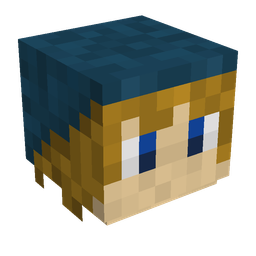 Blue skin: head render