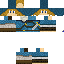 Blue skin: raw texture render