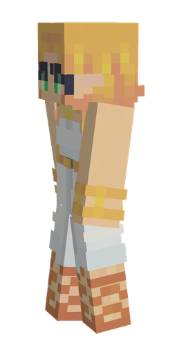 Orange skin: body, left side render