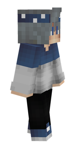 Black skin: body, right side render