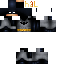 Black skin: raw texture render