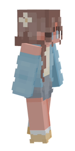 Blue skin: body, right side render