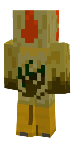 Brown skin: body, back render