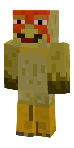 Brown skin: body, front render
