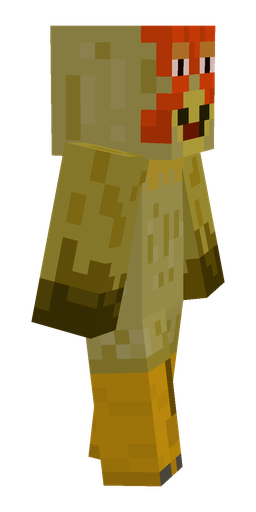 Brown skin: body, right side render