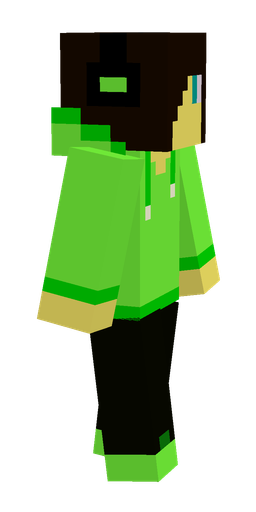 Black skin: body, right side render