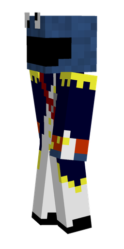 Black skin: body, left side render