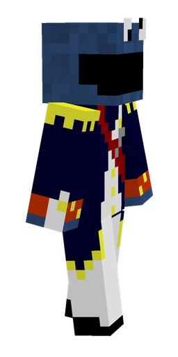 Black skin: body, right side render